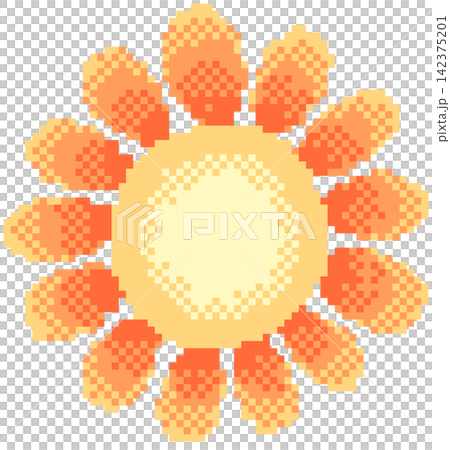 scorching sun in pixel art scorching sun in pixel art 142375201