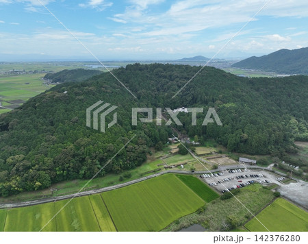 滋賀県 安土城跡付近から見る景色 他、観音寺城跡 滋賀県 安土城跡付近から見る景色 他、観音寺城跡 142376280