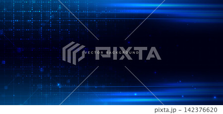 Technology futuristic blue hi tech cyber element on dark blue background. Technology futuristic blue hi tech cyber element on dark blue background. 142376620
