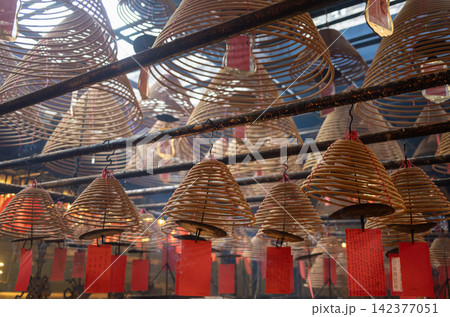 Giant Incense Coils at Man Mo Temple 142377051