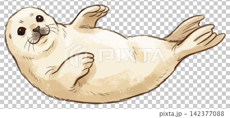 A mouthwatering illustration of a seal A mouthwatering illustration of a seal 142377088