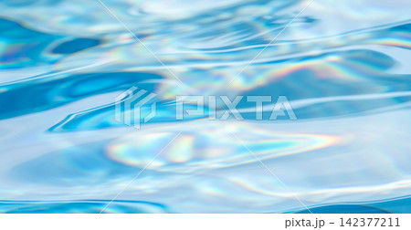 カラフルな水面　夏色のイメージ素材 142377211
