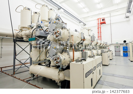 Electrical Substation Switchgear in Modern Power Control Room Electrical Substation Switchgear in Modern Power Control Room 142377683