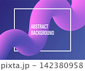 Abstract background with purple fluid gradient color 142380958