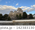 世界遺産内堀から見た大天守と乾小天守 142383130