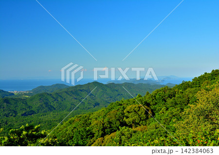 三重・伊勢志摩スカイラインからの風景 三重・伊勢志摩スカイラインからの風景 142384063