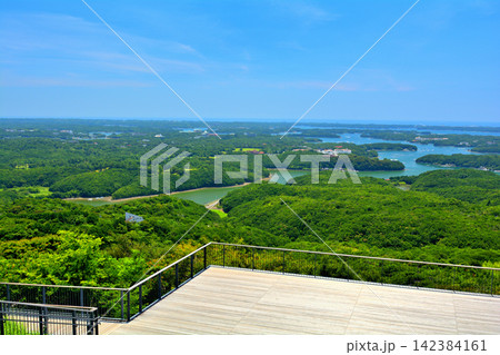 伊勢志摩・横山展望台からの風景 伊勢志摩・横山展望台からの風景 142384161