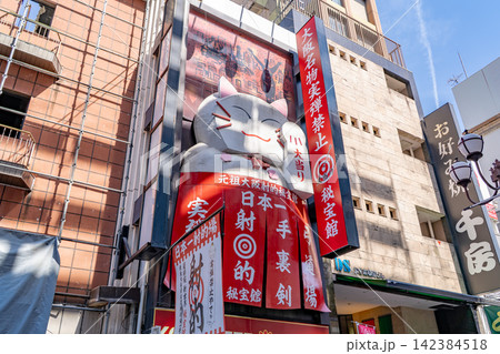 道頓堀商店街 新世界道頓堀秘宝館 本店:最新式大衆娯楽遊戯場(射的、スマートボールなど娯楽の殿堂) 道頓堀商店街 新世界道頓堀秘宝館 本店:最新式大衆娯楽遊戯場(射的、スマートボールなど娯楽の殿堂) 142384518