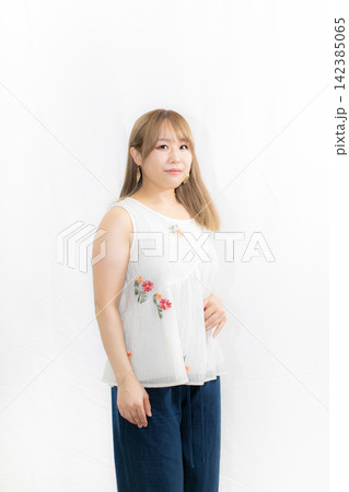 夏コーデ 小柄女性 夏コーデ 小柄女性 142385065