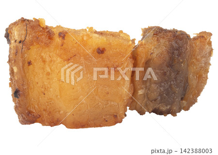 Crispy pork belly thailand isolated on white background Crispy pork belly thailand isolated on white background 142388003