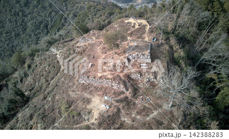 丹波国　岩尾城　空撮 142388283
