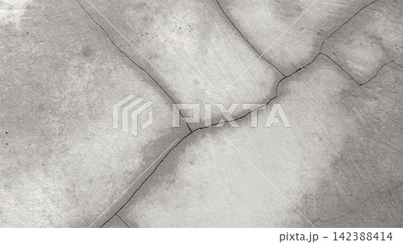 Cracked concrete surface with water stains Cracked concrete surface with water stains 142388414