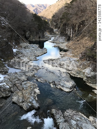 冬の龍王峡(栃木県日光市) 冬の龍王峡(栃木県日光市) 142388778