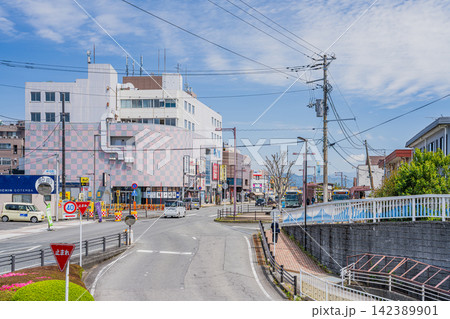 御殿場市の御殿場駅前の風景(静岡県) 御殿場市の御殿場駅前の風景(静岡県) 142389901