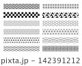 和柄ボーダー12種セット 青海波・麻の葉・七宝・亀甲の伝統文様罫線 142391212