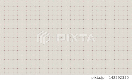 グレージュの点線方眼 全面 小豆色のドット入り背景 グレージュの点線方眼 全面 小豆色のドット入り背景 142392330
