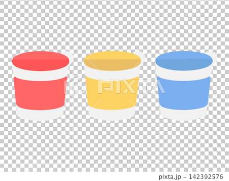 Instant Noodles Emergency Food Illustrated Set (No Text) Instant Noodles Emergency Food Illustrated Set (No Text) 142392576
