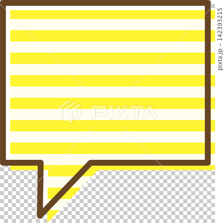 Individual speech bubble icons with patterns 142393215