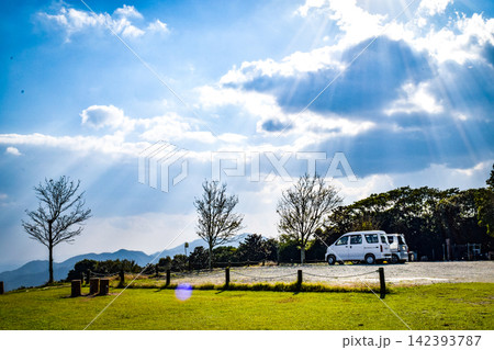 淡路島、あわじ花さじき県立公園の風景 142393787
