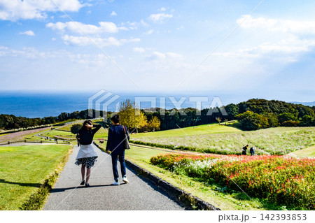 淡路島、あわじ花さじき県立公園の風景 淡路島、あわじ花さじき県立公園の風景 142393853