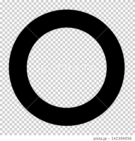 Simple black circular icon Simple black circular icon 142394056