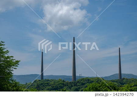 長崎県/ 大正時代の貴重な戦争遺構「旧佐世保無線電信所(針尾送信所)施設」(針尾無線塔) 長崎県/ 大正時代の貴重な戦争遺構「旧佐世保無線電信所(針尾送信所)施設」(針尾無線塔) 142394270