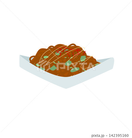 焼きそばのイラスト 142395160