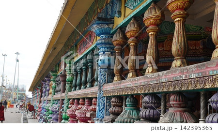 Colorful Batu Caves Temple Architecture in Malaysia 142395365