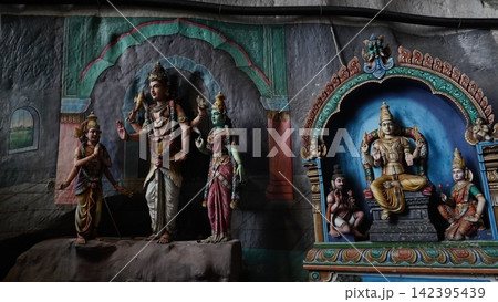 Hindu Deities Art Inside Batu Caves Temple Malaysia Hindu Deities Art Inside Batu Caves Temple Malaysia 142395439