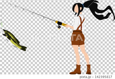 Fishing illustration Fishing illustration 142395817