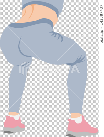 Illustration of a woman on a diet Illustration of a woman on a diet 142397437