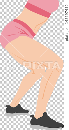 Illustration of a woman on a diet Illustration of a woman on a diet 142397439