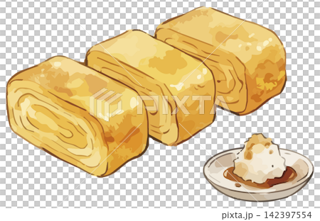 An illustration of a mouthwatering omelet An illustration of a mouthwatering omelet 142397554