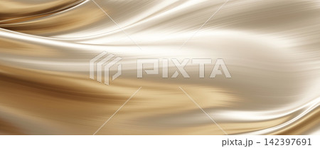 Luxury dusty gold fabric texture background 3D render Luxury dusty gold fabric texture background 3D render 142397691