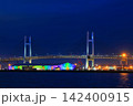 横浜ベイブリッジの夜景 142400915
