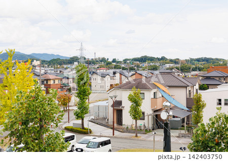 加古川線の滝野駅周辺(兵庫県加東市) 加古川線の滝野駅周辺(兵庫県加東市) 142403750