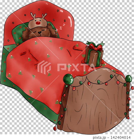 Poodle dog Xmas  142404014
