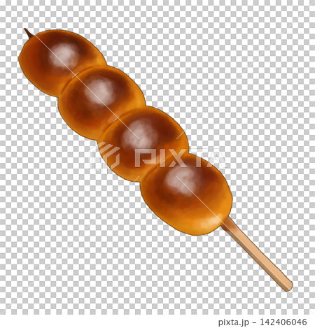 焼きまんじゅうのイラスト 142406046