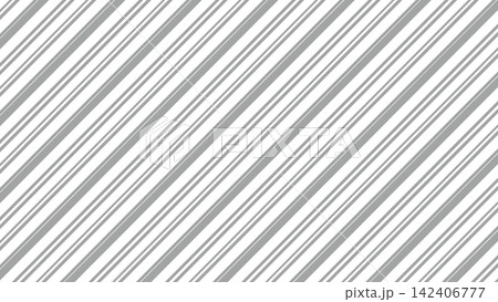 グレーの手描き斜線ハッチングのパターン背景イラスト 142406777