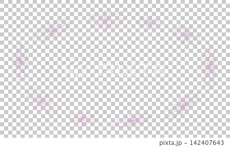 蜘蛛の巣輪っかフレーム(ピンク) 142407643