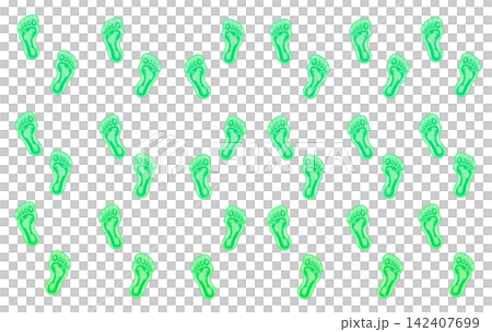 Slime footprint pattern (green) Slime footprint pattern (green) 142407699