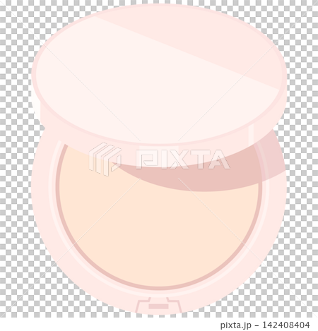 Illustration of an open foundation compact 142408404