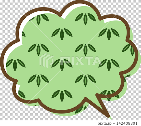 帶有圖案的單一對話氣泡圖標 帶有圖案的單一對話氣泡圖標 142408801