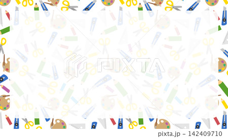 文房具のフレーム 142409710