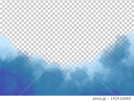 水彩框架藍色 142410069
