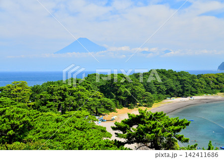 戸田港/御浜海水浴場付近より富士山方面を望む(静岡県沼津市)【2026.8】 戸田港/御浜海水浴場付近より富士山方面を望む(静岡県沼津市)【2026.8】 142411686