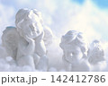 風景　1　雲の上の2人の天使 142412786