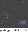 Digital Constellation Abstract Network in Space. Vector background 142413527