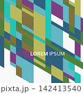 Abstract vector background with overlapping diagonal stripes. Making this design ideal for posters, branding, and digital layouts 142413540