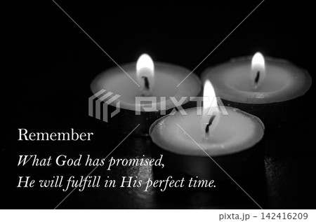 What God has promised, He will fulfill in HIs perfect time. Christianity belief. What God has promised, He will fulfill in HIs perfect time. Christianity belief. 142416209